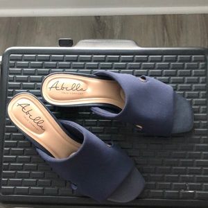 Low heel, slip on casual shoe.